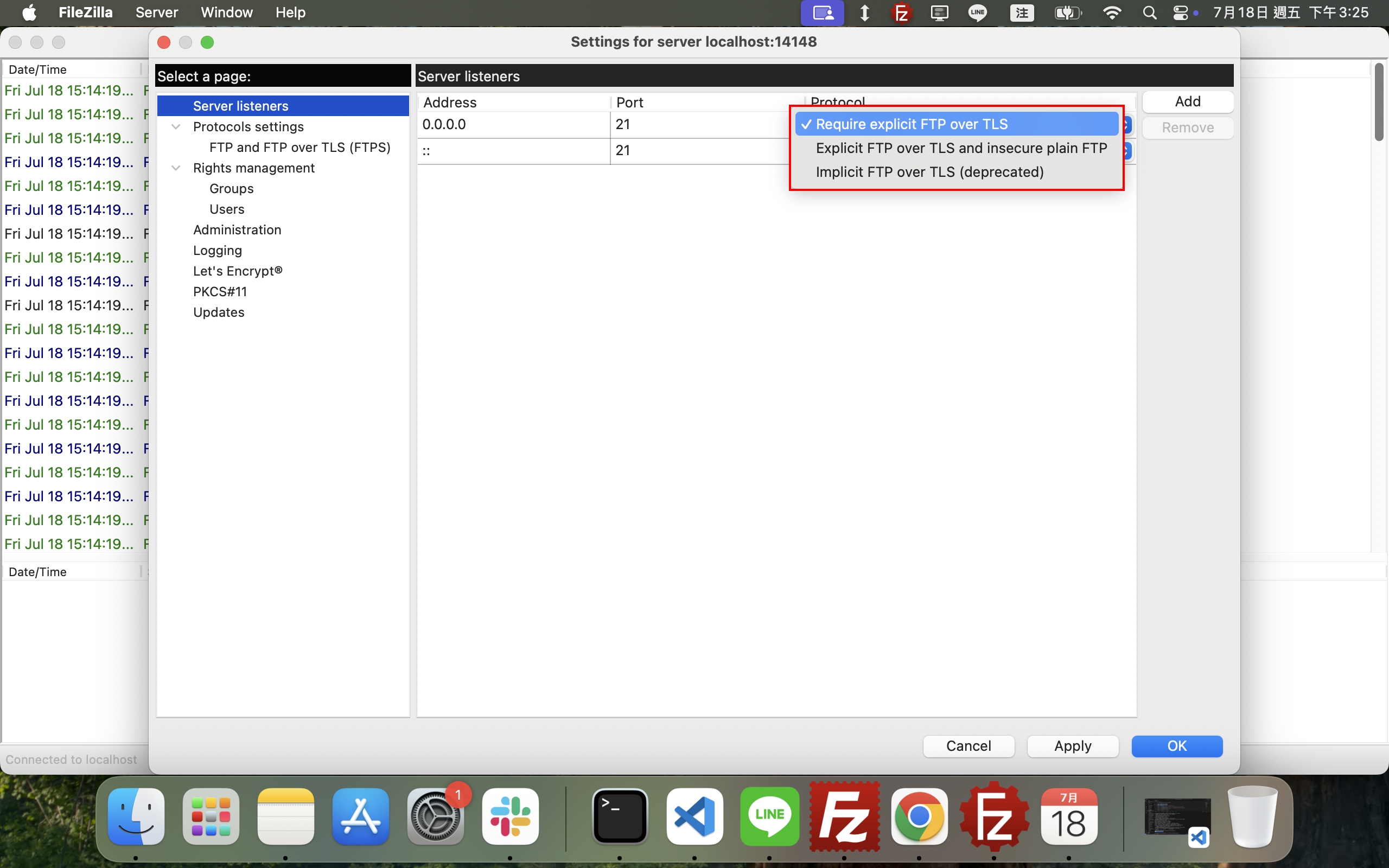 fileZilla-FTPS-setting
