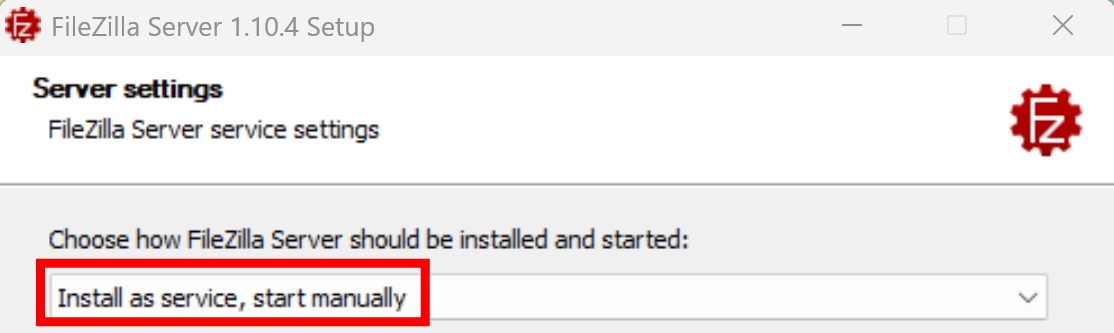 fileZilla-install-as-service