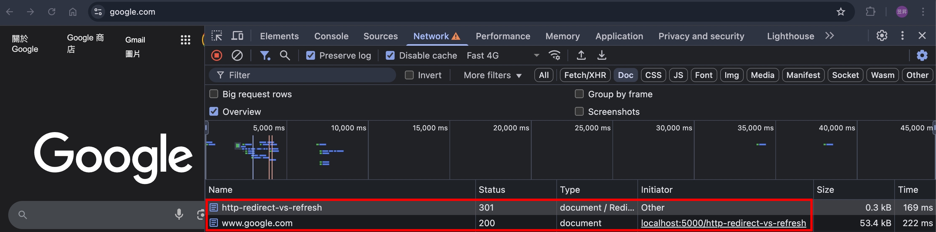 http-redirect-vs-refresh
